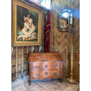 18th Century Scribanne Commode In Walnut