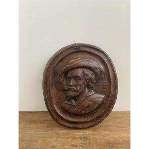 Terracotta Medallion With The Effigy Of Peter Paul Rubens