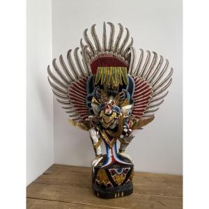 Garuda, Polychrome Wood, Bali, Indonesia
