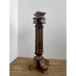 Candlestick, Wood, France 19th Century