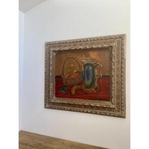 Oil On Panel, Gabriel Fournier (1893-1963), Still Life, Fauvism