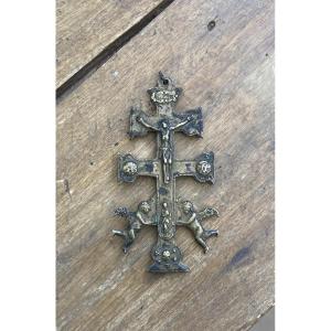 Caravaca Cross, Bronze, Spain 17th/18th Century