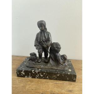 Young Peasant Boy, In Regula, France 19th Century