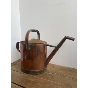Copper Watering Can, Circa 1900, France