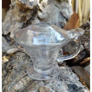Miniature Oil Lamp Blown Glass XVIII Lot2