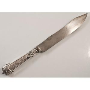 Silver Handle Game Knife