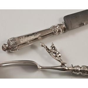 Cutlery Box Service In Filled Silver