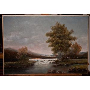 Arnaud: Landscape With Shepherd And Flock Ag32