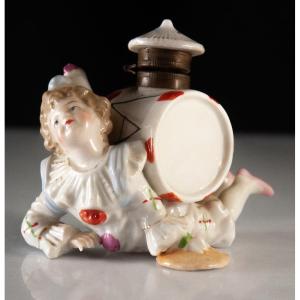 Inkwell Child Drummer Saltimbanque Circus