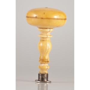 Wax Seal / Seal XVIIIth Silver Coat Of Arms