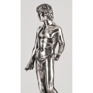 Antinoo / Antinous Farnese Statue Solid Silver Naples Museum / Ephebe
