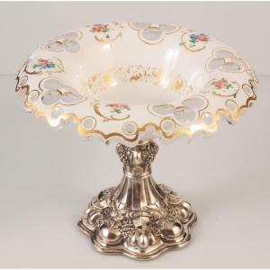 Overlay Drageoir Cup Solid Silver Frame