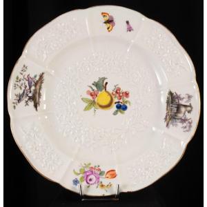 German Porcelain Plate Potschappel Saxony Carl Thieme