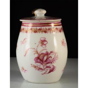 Mustard Pot Barrel Shape Porcelain China East India Company 18th Century