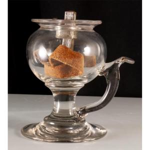 Provençal Blown Glass Oil Lamp