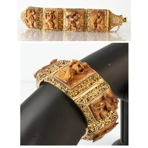 Asian Filigree Silver Bracelet