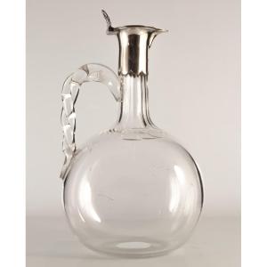 Glass/crystal Ewer Glass/crystal Ewer Silver Mountenglish Silver Mount
