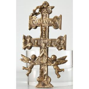 Caravaca Cross In Bronze, Spain, 17th-18th Century