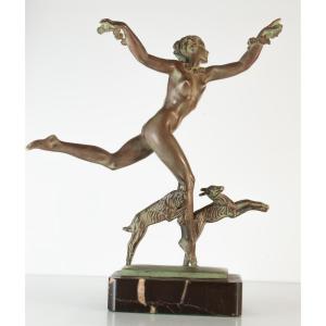 Max Le Verrier, Woman And Ibexes, "escapade" By Fayral