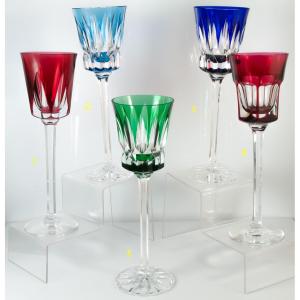 Sèvres Crystal Coloured Glasses 149 Euros Each