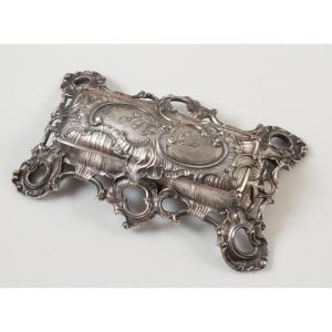 Wmf Large Rocaille Stamp Box