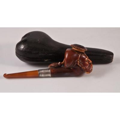 Orientalist Meerschaum Smoking Cigarette Pipe