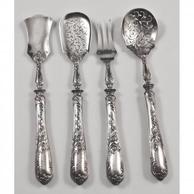 Ravinet Denfert Silver Candy Mignardises Service