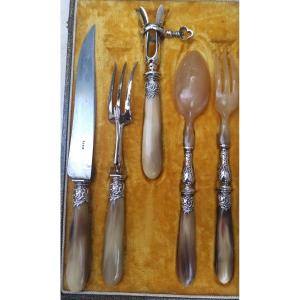 Horn Handle Serving Cutlery