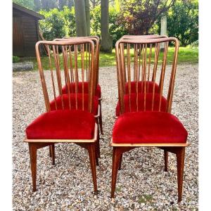 Set Of 6 Chairs Circa 1950