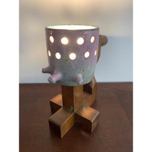 Danikowski And Guillerme And Chambron Ceramic Lamp