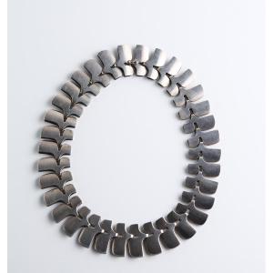 Georg Jensen Silver Necklace Designer Ibe Dahlquist