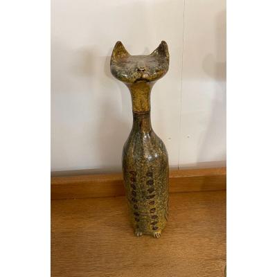 Ceramic Cat Bottle