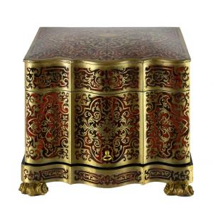 19th Century French Boulle / Napoleon III Liqueur Cave Box