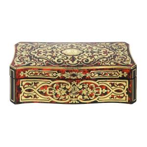 Antique Boulle Marquetry Box Napoleon III
