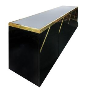 Mid-century Italian Sideboard In The Style Of Willy Rizzo / Maison Jansen, 1970s
