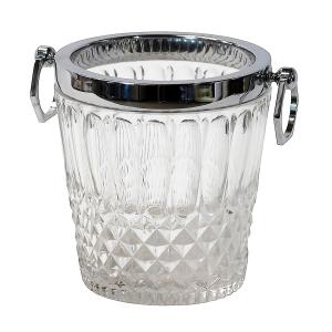 Handmade Cut Crystal Champagne Bucket In France