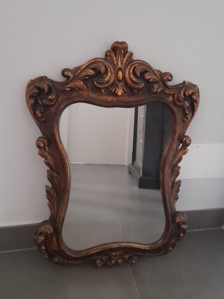 Specchio in legno, XX secolo 