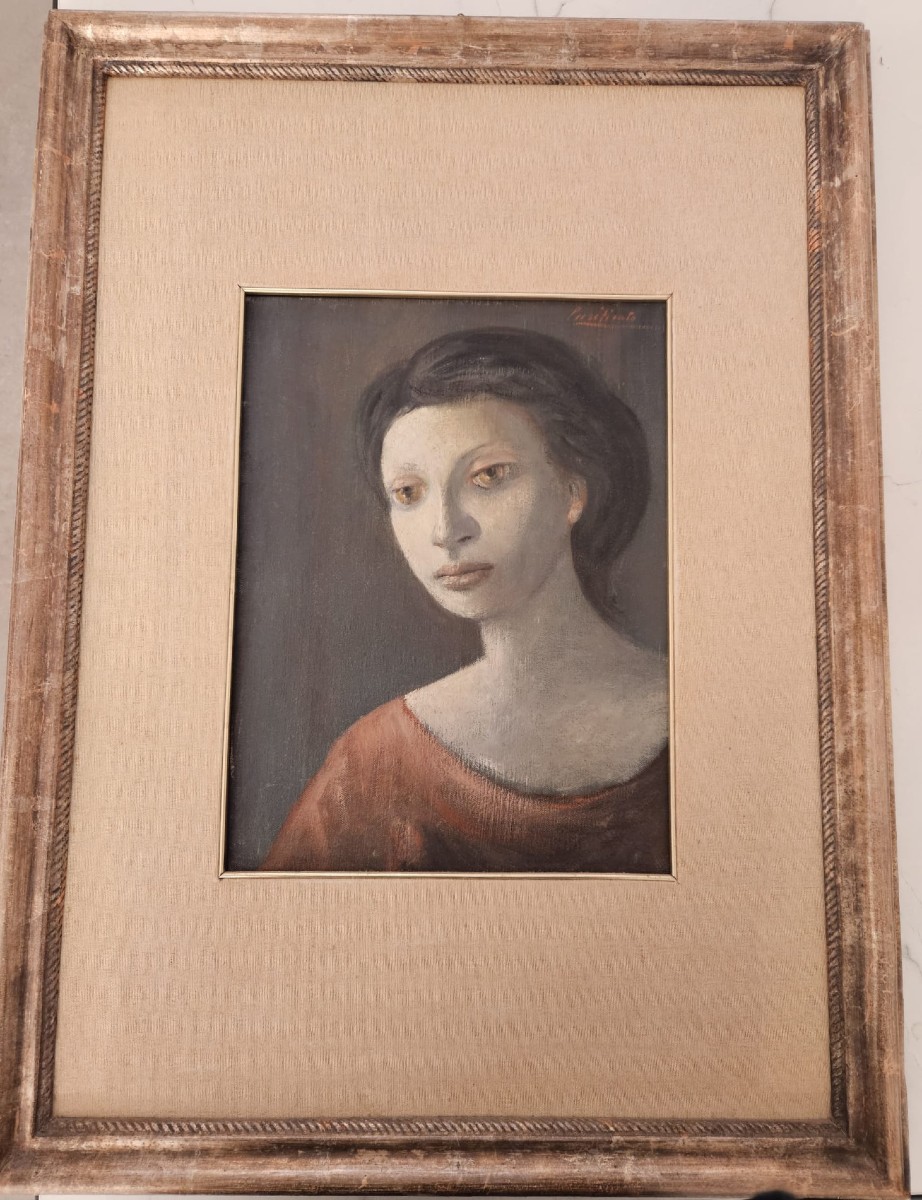 Dipinto ad olio su tela dell'artista Domenico Purificato 