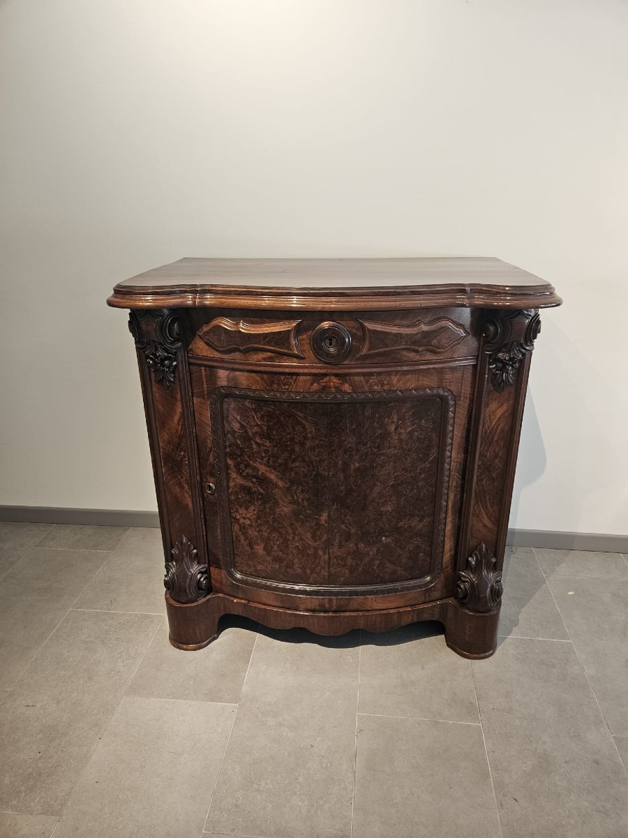 Credenza siciliana in piuma di mogano -photo-4