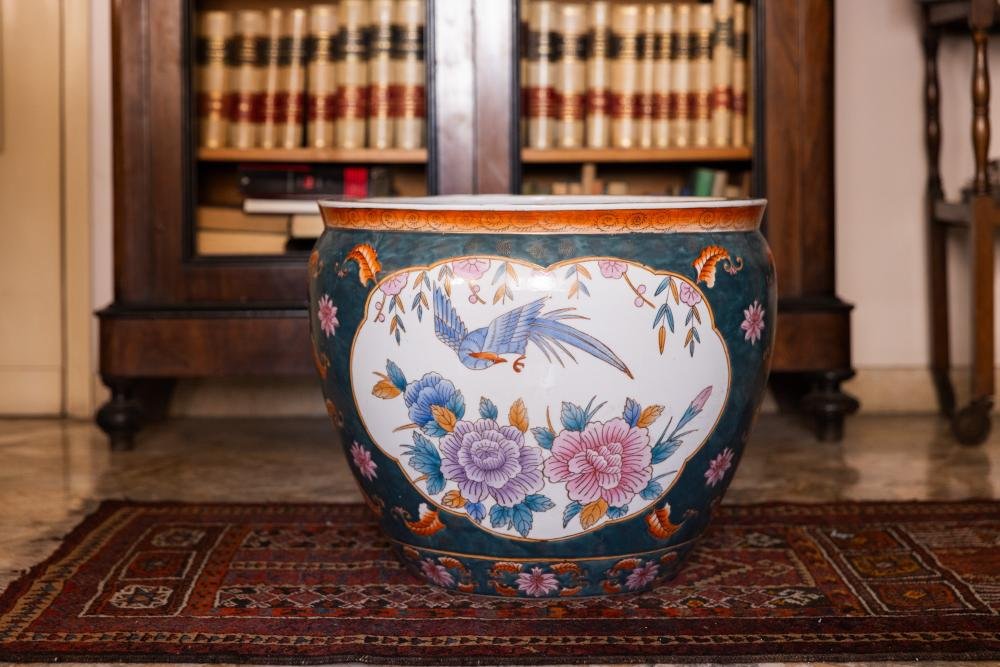 Cache-pot con scene orientali-photo-2