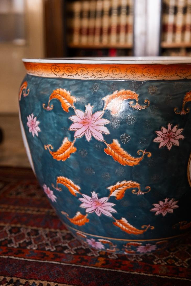 Cache-pot con scene orientali-photo-2