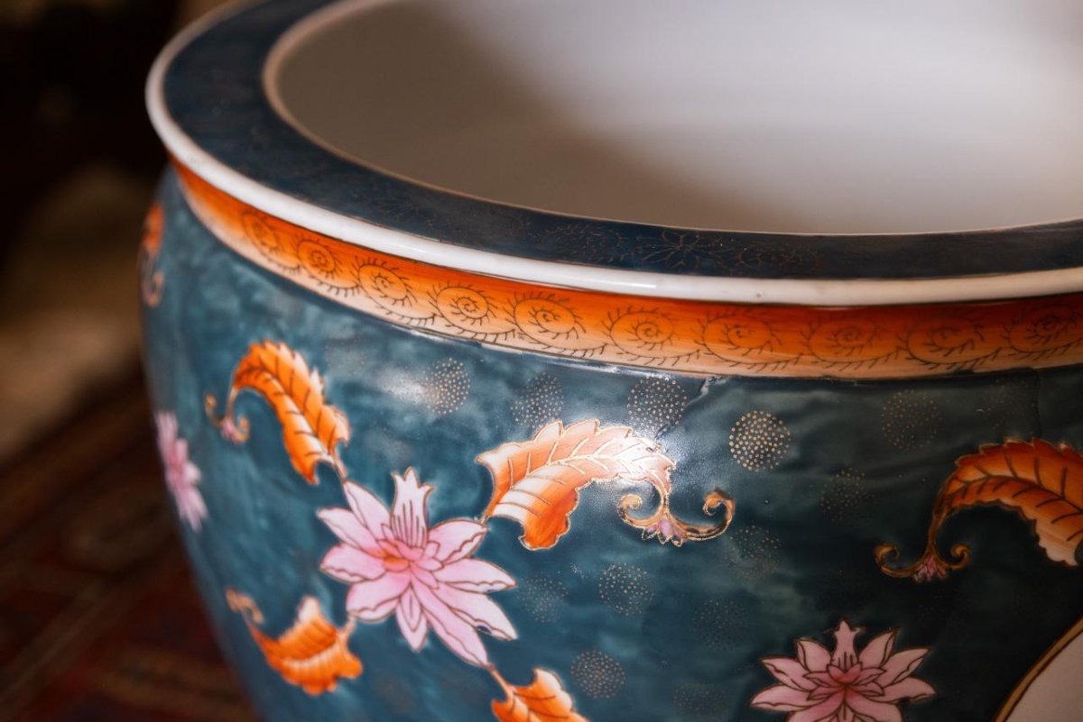 Cache-pot con scene orientali-photo-3