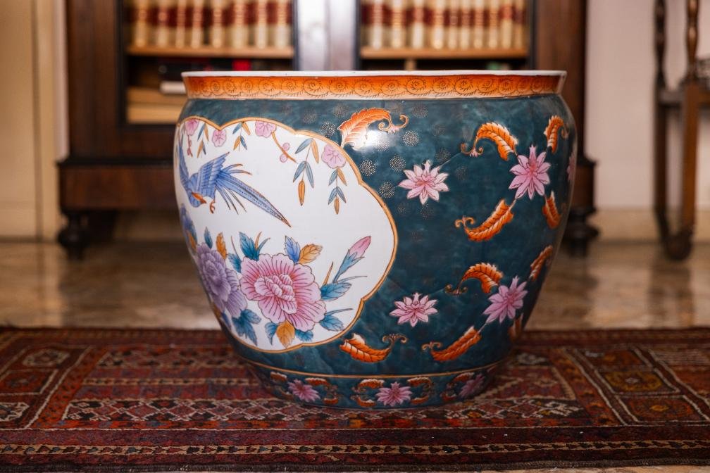 Cache-pot con scene orientali-photo-5