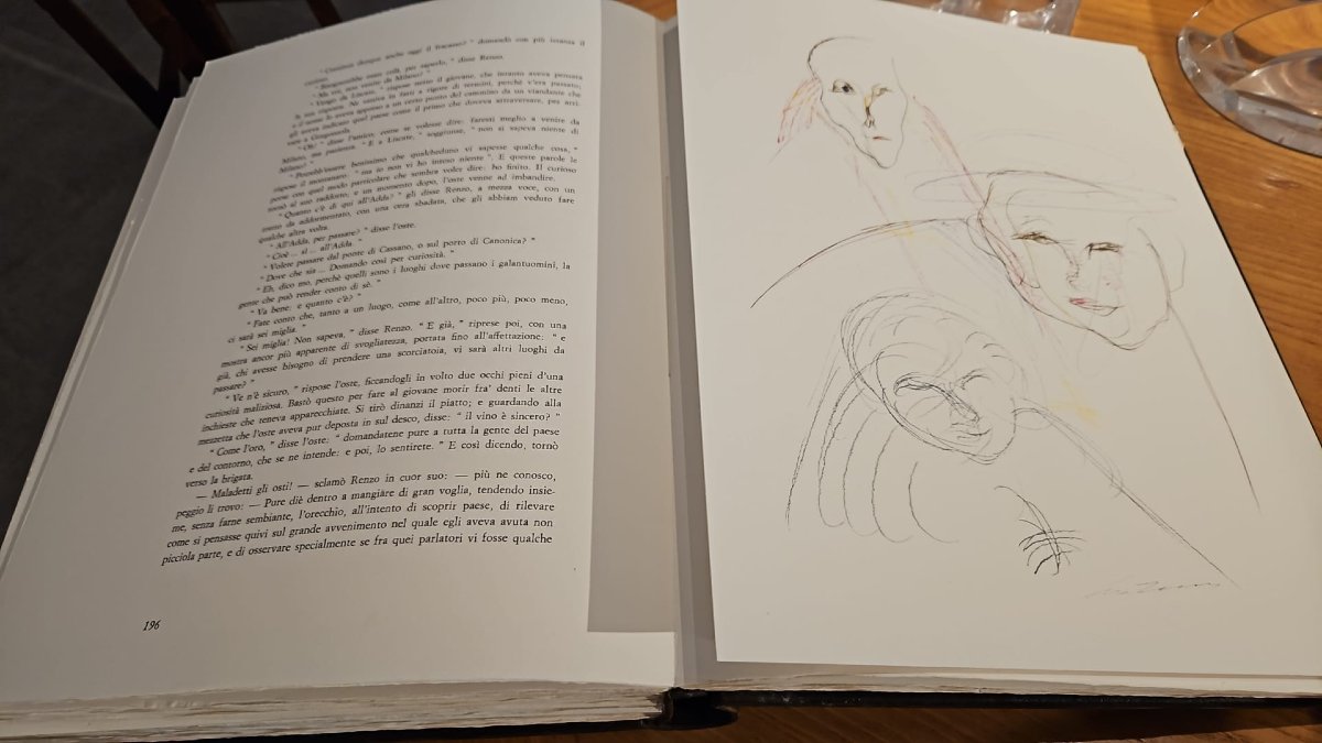 Due volumi dei Promessi Sposi edizione limitata illustrata del 1973-photo-6