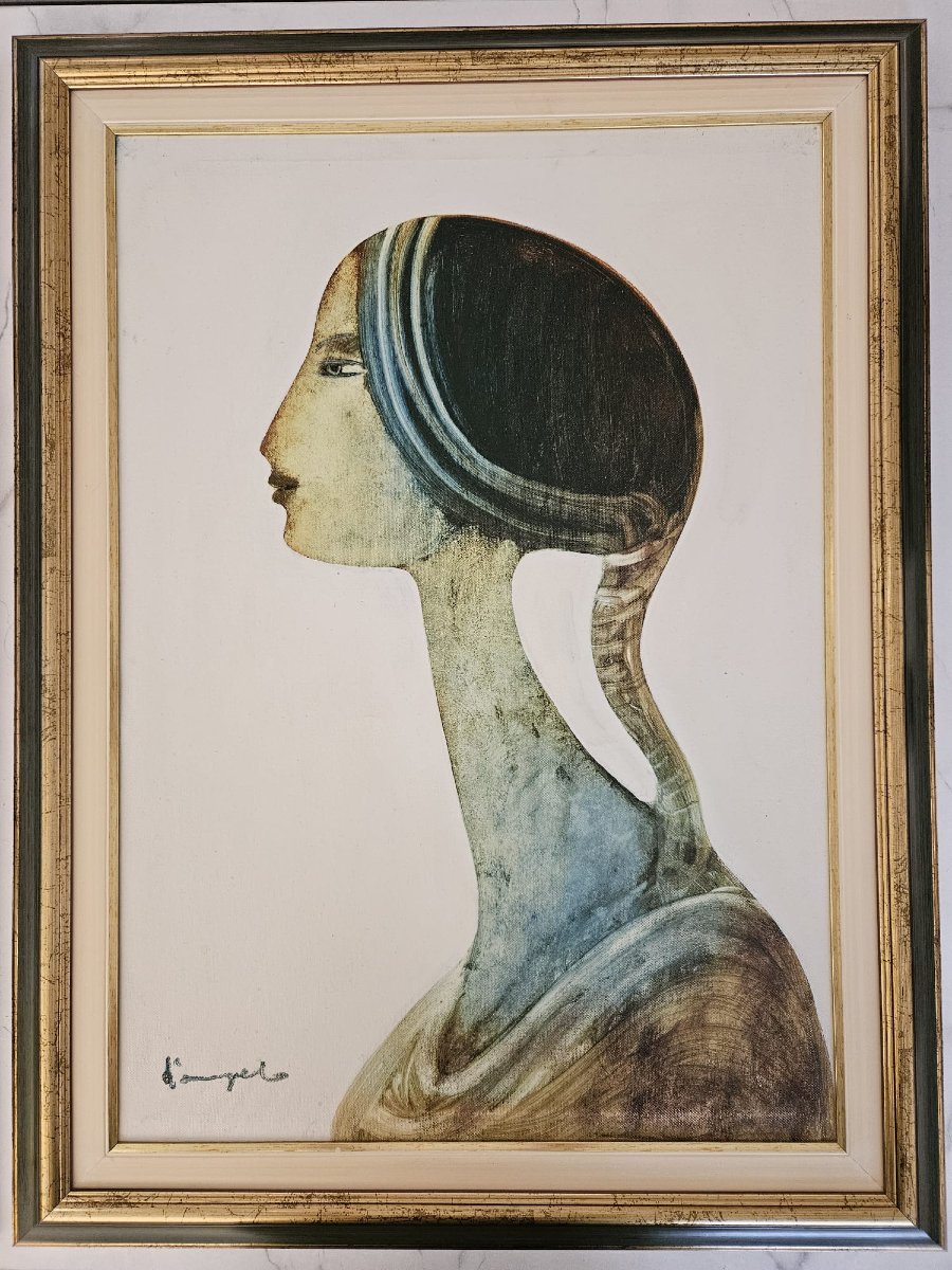 Cesare D'Angelo, dipinto Profilo di Donna