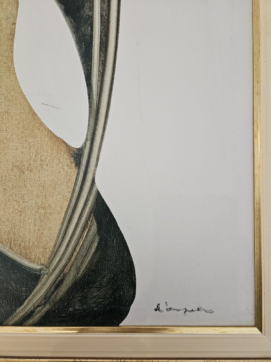 Cesare D'Angelo, dipinto Donna con cappello-photo-2