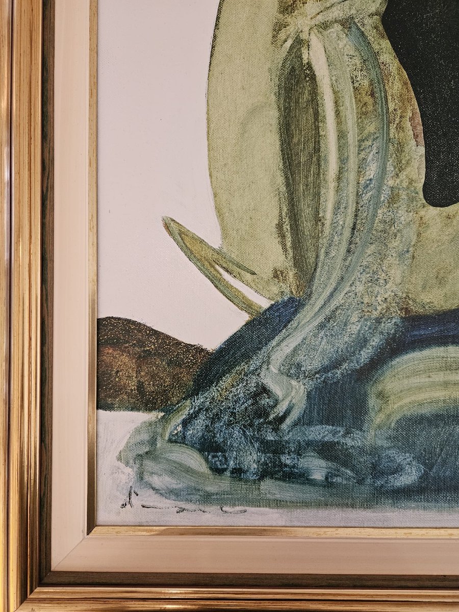 Cesare D'Angelo, dipinto ad olio su tela-photo-3