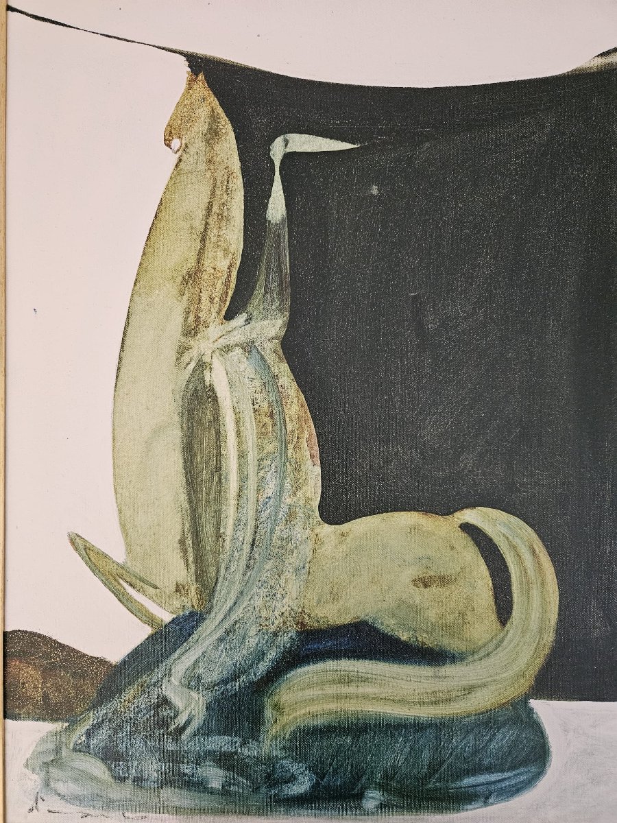 Cesare D'Angelo, dipinto ad olio su tela-photo-4