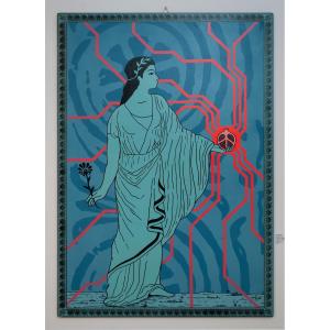 Persefone, Gabel.es , Tecnica mista su pannello MDF