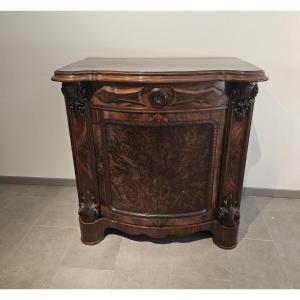 Credenza siciliana in piuma di mogano 